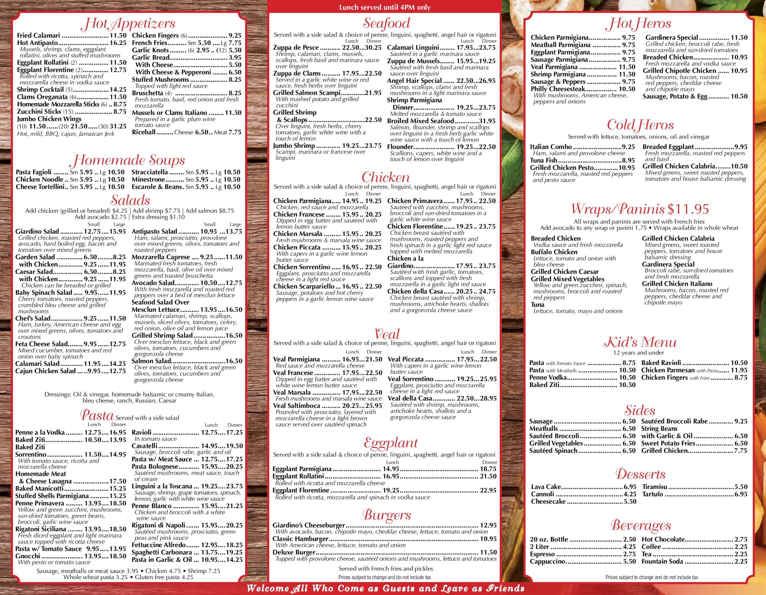 Giardino Italiano Pizza Authentic Italian Pizza in Hopewell Junction, NY